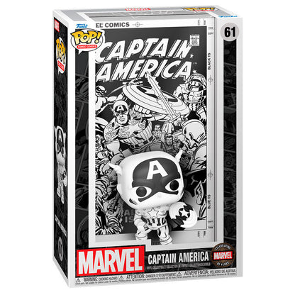 Figura POP Comic Covers Marvel Captain America FUNKO