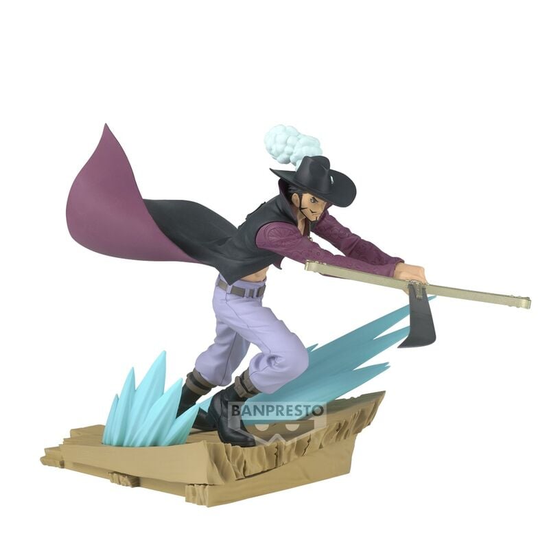 Figura Dracule Mihawk Senkozekkei One Piece 12cm BANPRESTO