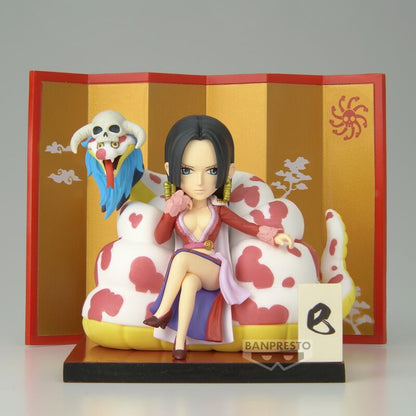 Figura Boa Hancock & Salome World Collectable Special One Piece 6cm BANPRESTO