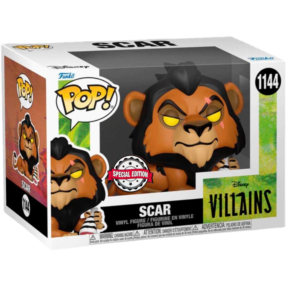 Figura POP Disney Villains El Rey Leon Scar Exclusive FUNKO