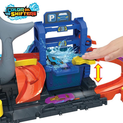 Tunel de Lavado con Tiburón Hot Wheels City MATTEL