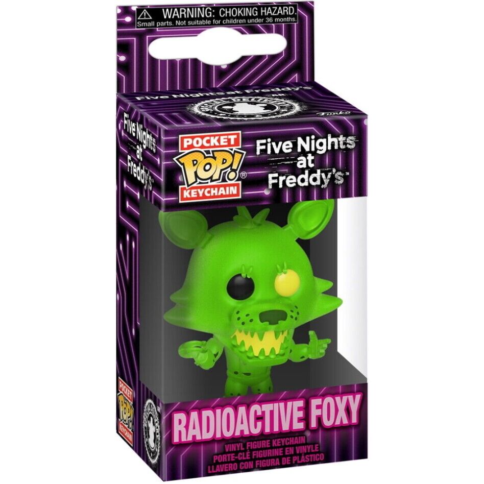 Llavero Pocket POP Five Nights at Freddys Radioactive Foxy FUNKO