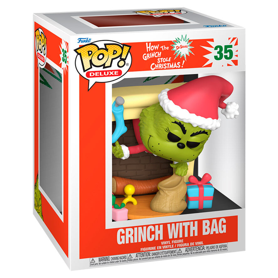 Figura POP Deluxe The Grinch with Bag FUNKO