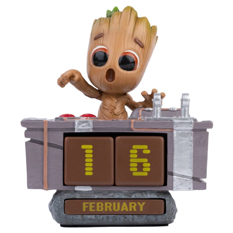Calendario Perpetuo 3D Groot Death Button Guardianes de la Galaxia Marvel ERIK