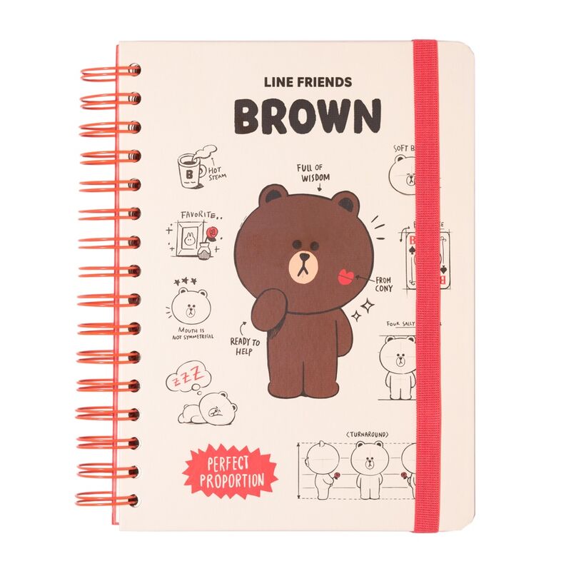 Cuaderno A5 Line Friends ERIK