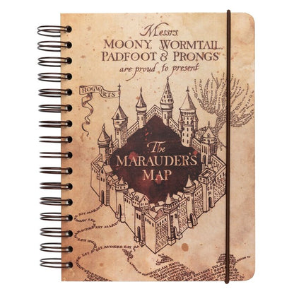 Cuaderno A5 Mapa del Merodeador Harry Potter ERIK
