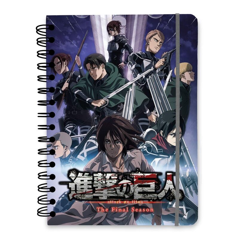 Cuaderno A5 Attack on Titan ERIK