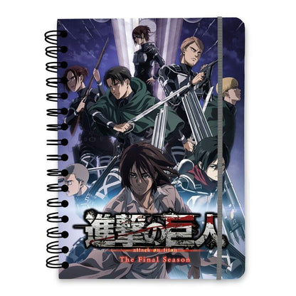Cuaderno A5 Attack on Titan ERIK
