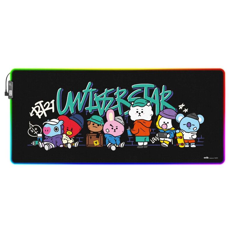 Alfombrilla gaming Led BT21 ERIK