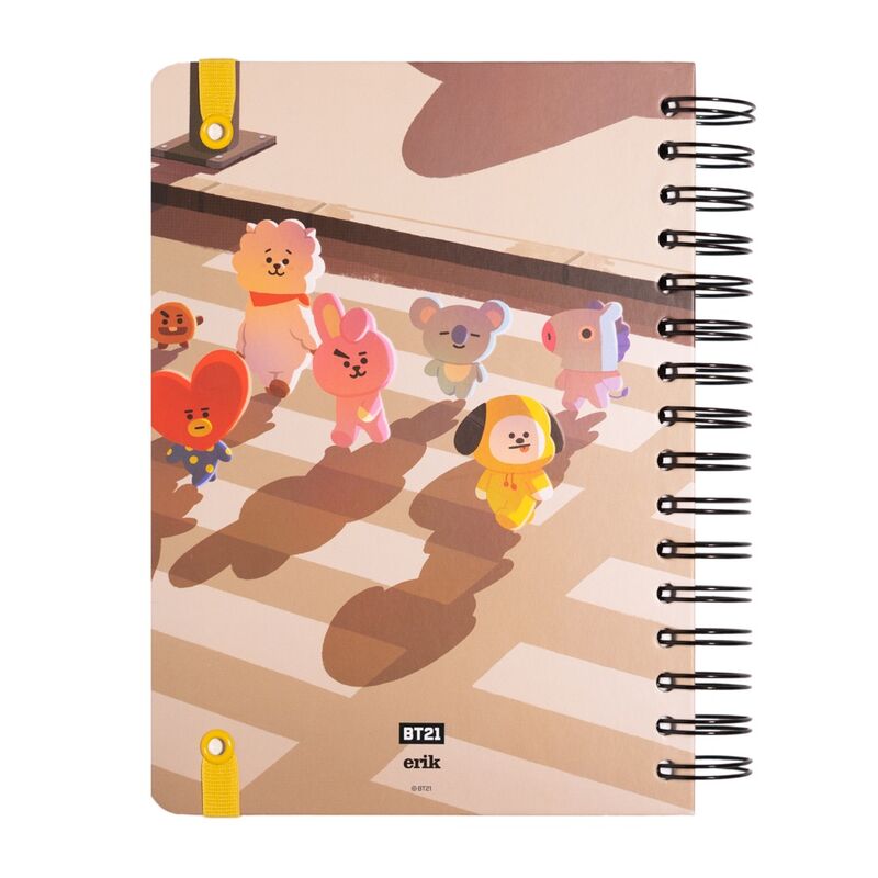 Cuaderno A5 BT21 ERIK