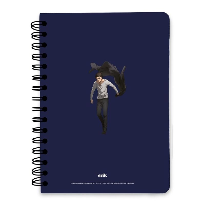 Cuaderno A5 Attack on Titan ERIK