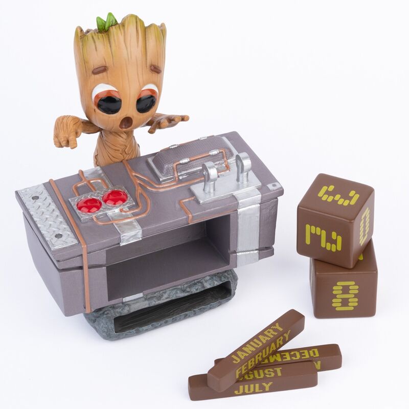Calendario Perpetuo 3D Groot Death Button Guardianes de la Galaxia Marvel ERIK