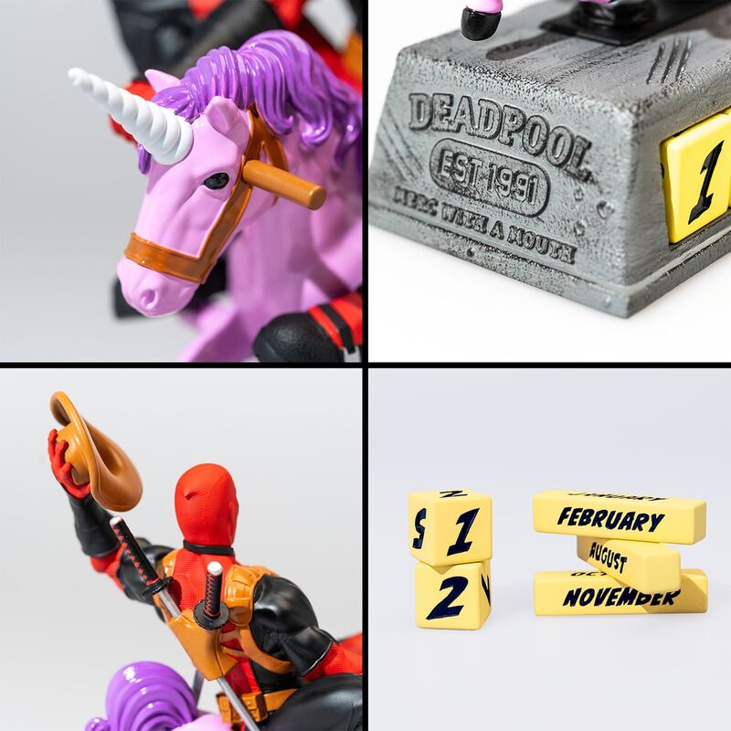 Calendario Perpetuo 3D Deadpool Marvel ERIK