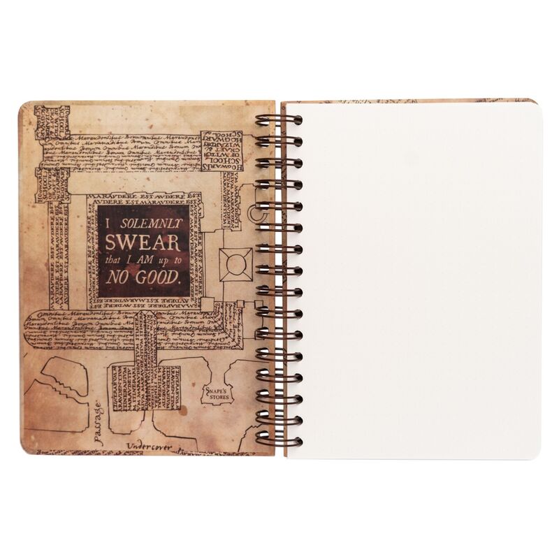 Cuaderno A5 Mapa del Merodeador Harry Potter ERIK