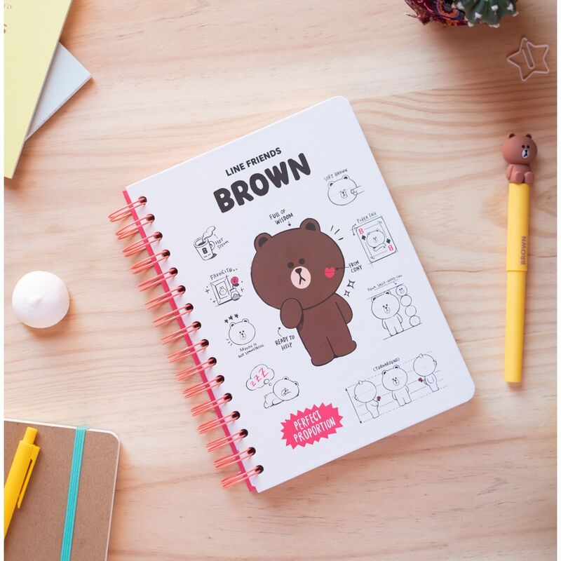 Cuaderno A5 Line Friends ERIK
