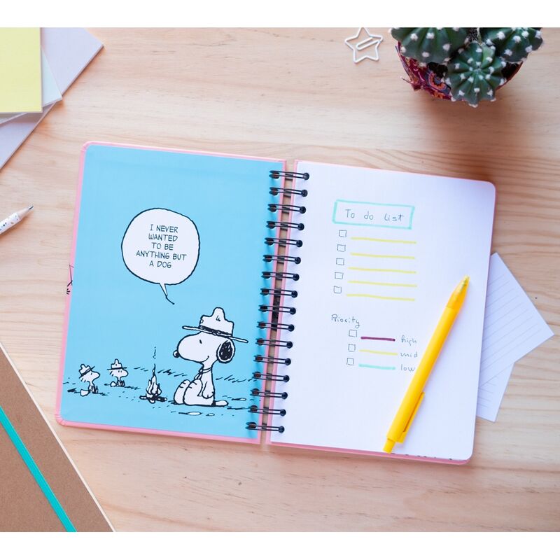 Cuaderno A5 Snoopy ERIK