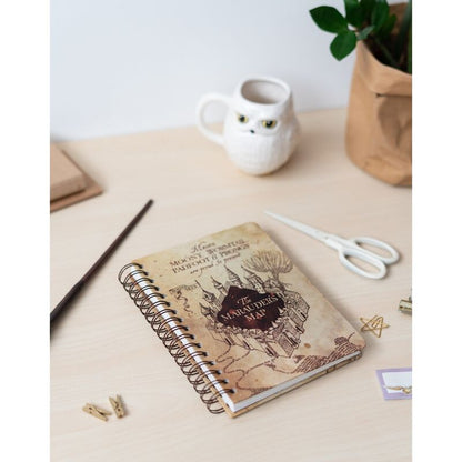 Cuaderno A5 Mapa del Merodeador Harry Potter ERIK