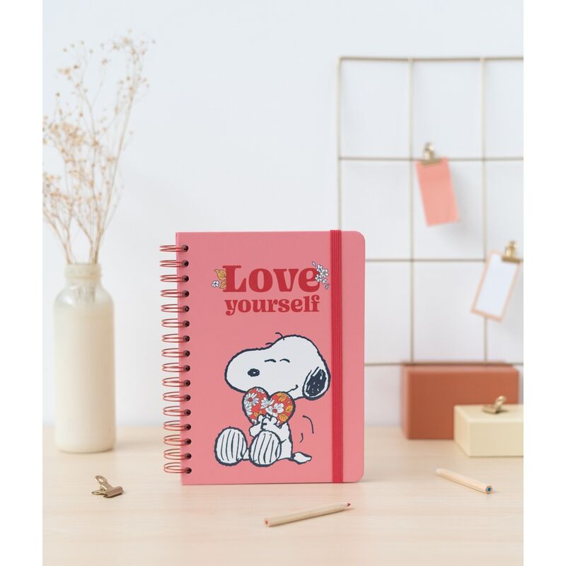 Cuaderno A5 Love Yourself Snoopy ERIK