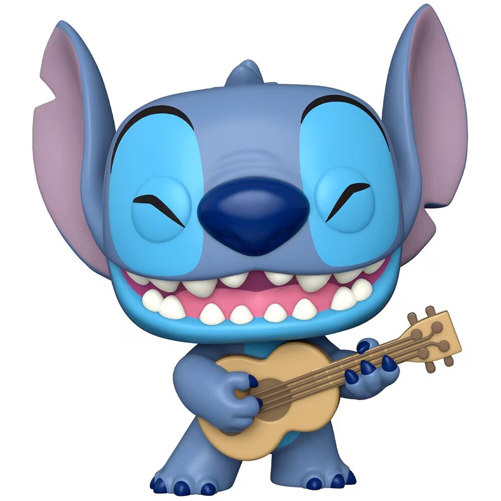 Figura POP Disney Stitch Ukelele Exclusive 25cm FUNKO