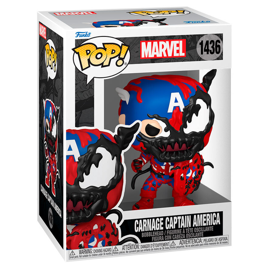 Figura POP Marvel Carnage Capitan America FUNKO