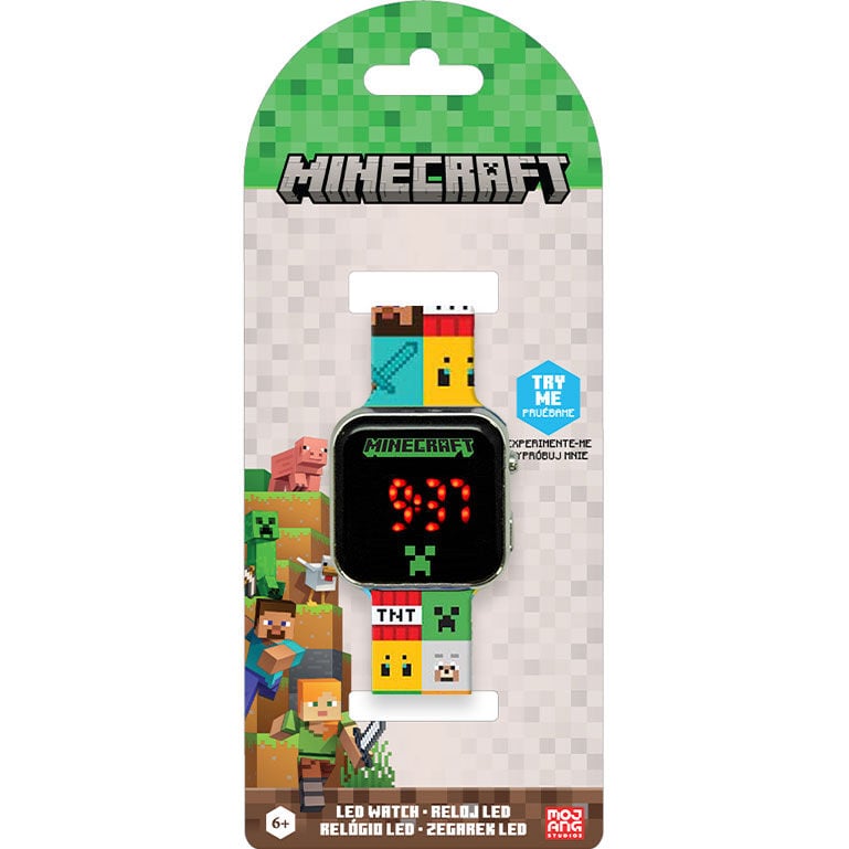 Reloj led Minecraft KIDS LICENSING