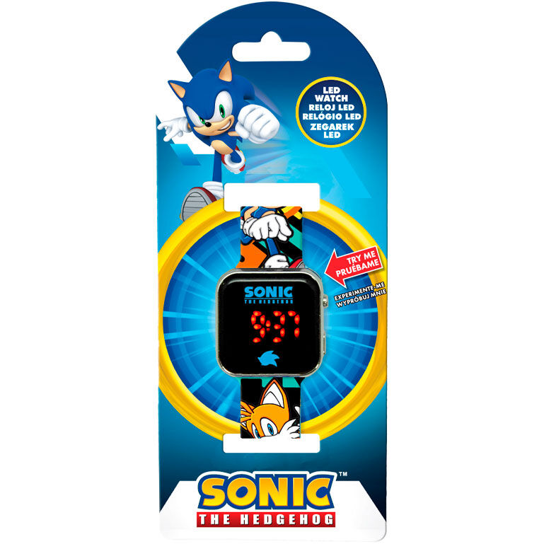 Reloj led Sonic the Hedgehog KIDS LICENSING