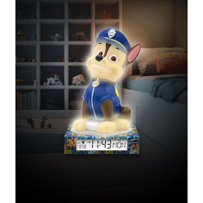Lampara 3D con despertador Patrulla Canina Paw Patrol KIDS LICENSING