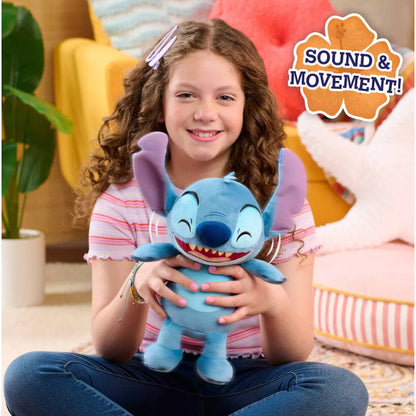 Peluche Stitch Disney 28cm sonido y movimiento JUST PLAY