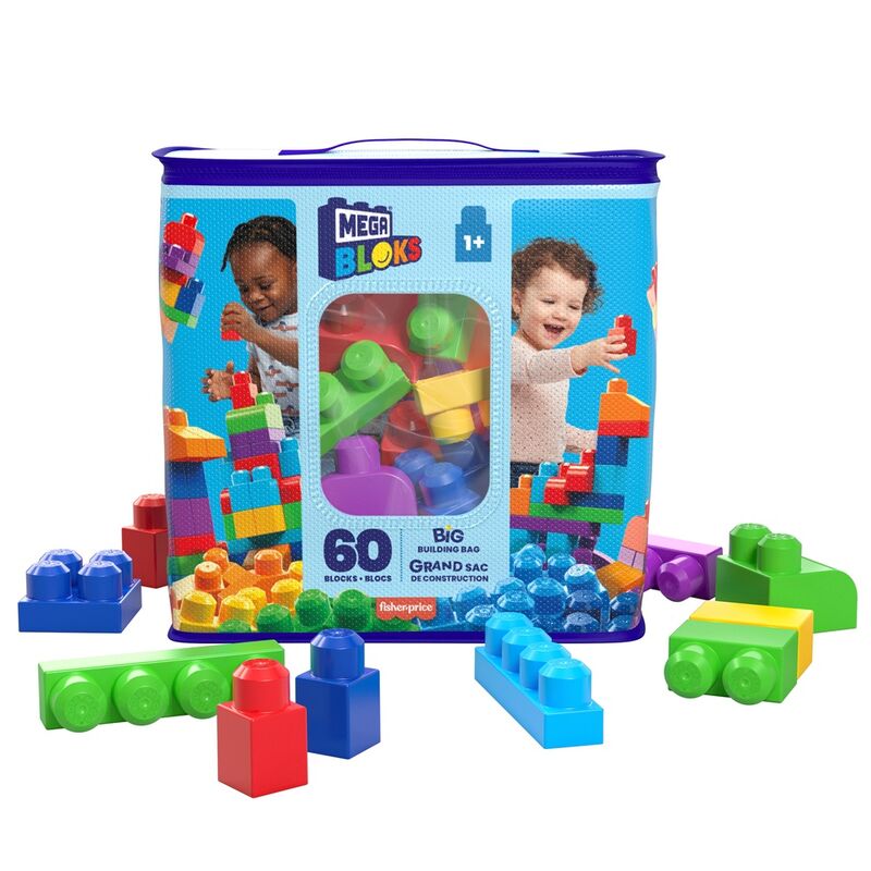 Bolsa Mega Bloks azul 60pzs FISHER-PRICE