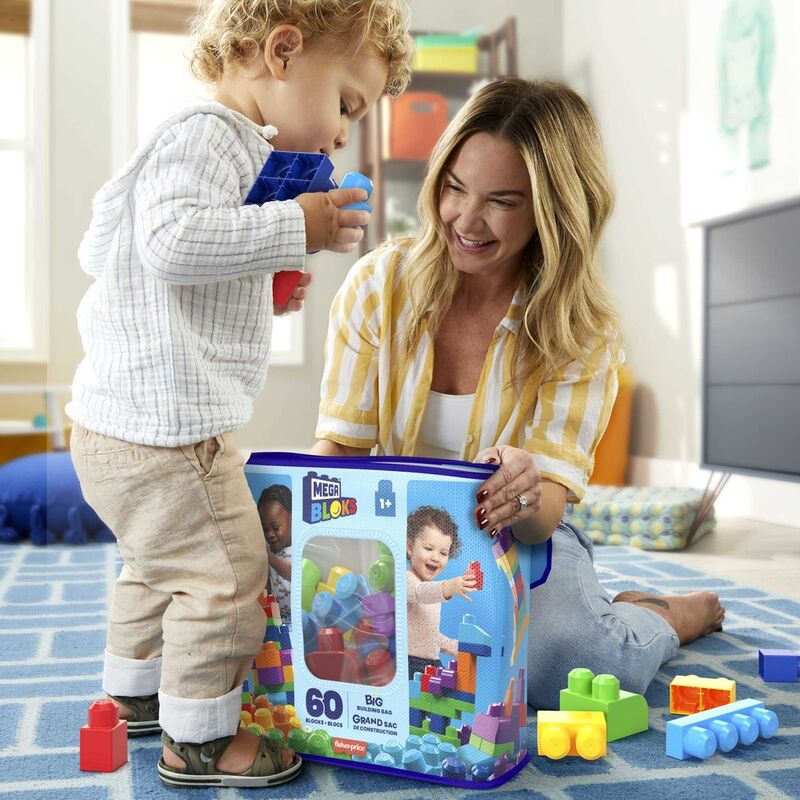 Bolsa Mega Bloks azul 60pzs FISHER-PRICE