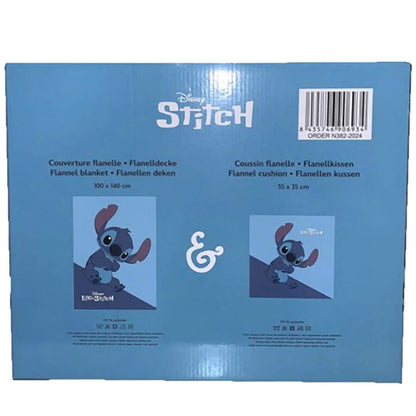 Set manta polar + cojin Stitch Disney DISNEY