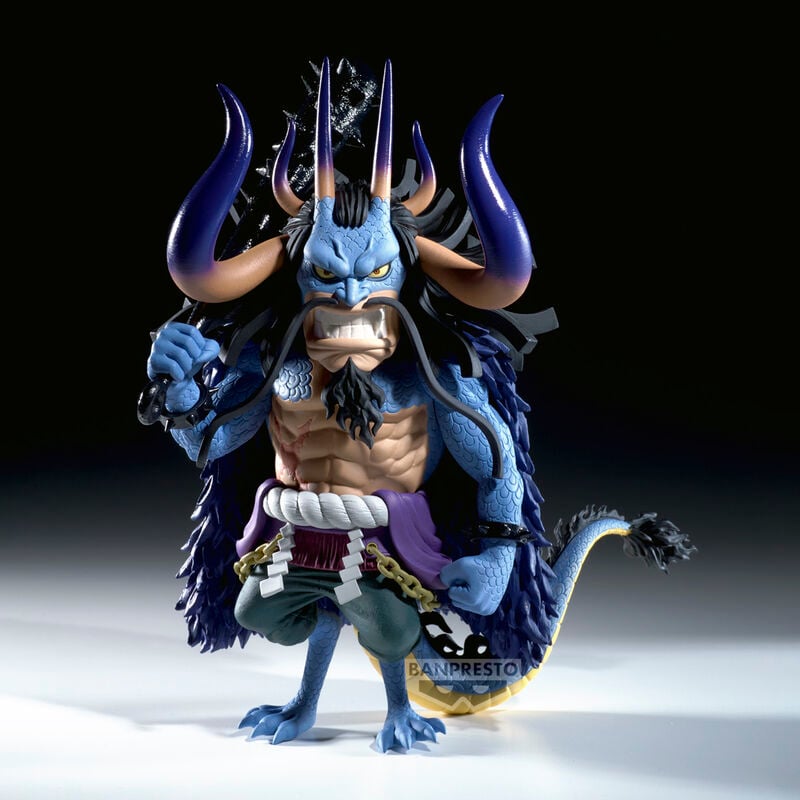 Figura Kaido Mega World Collectable One Piece 13cm BANPRESTO