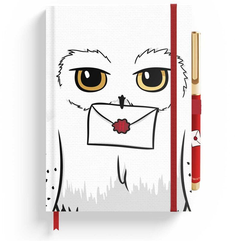 Cuaderno A5 premium + boligrafo Hedwig Harry Potter ERIK