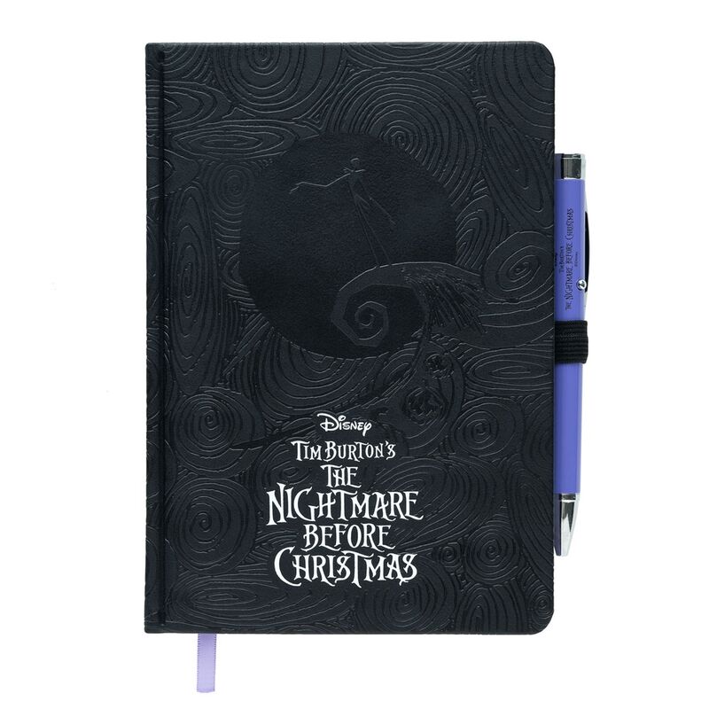 Cuaderno A5 premium + boligrafo proyector Pesadilla Antes de Navidad Disney ERIK