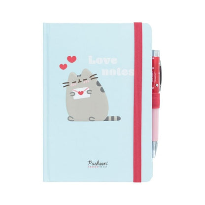 Cuaderno A5 premium + boligrafo proyector Purrfect Love Pusheen ERIK