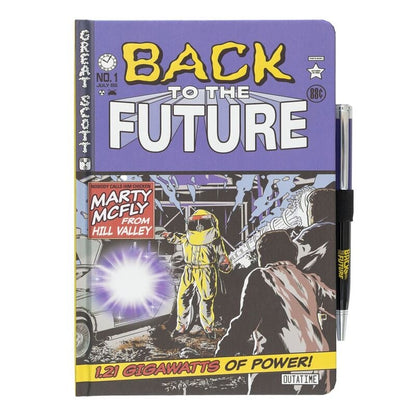 Cuaderno A5 premium + boligrafo Regreso al Futuro ERIK