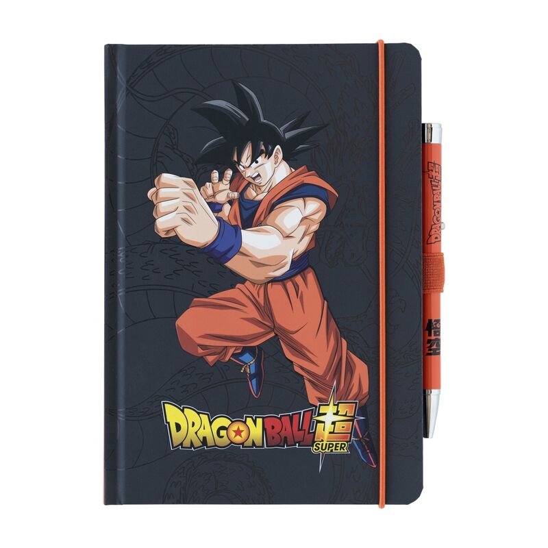 Cuaderno A5 premium + boligrafo proyector Dragon Ball Super ERIK