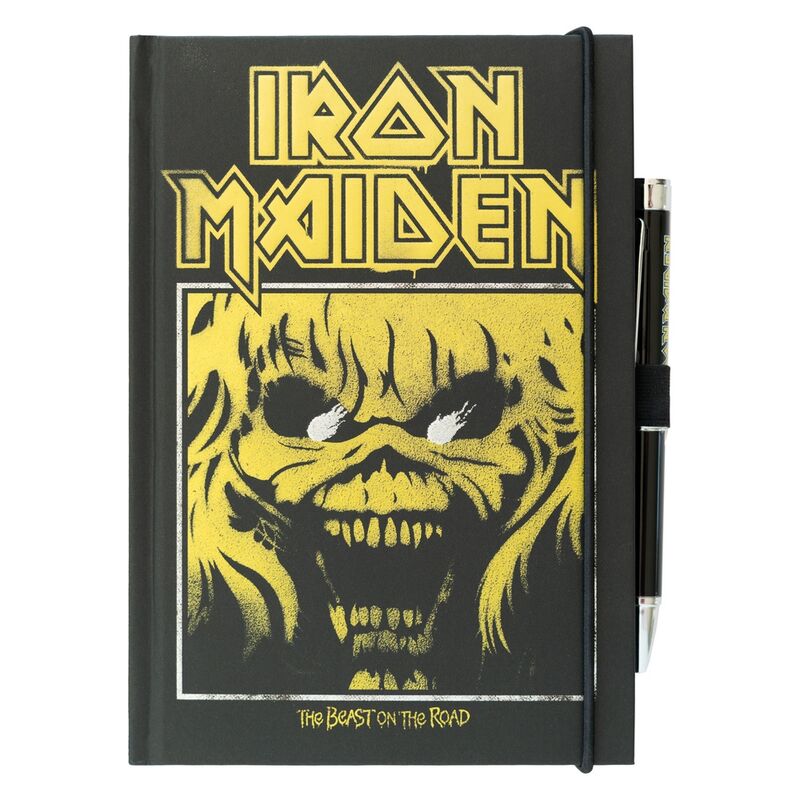 Cuaderno A5 premium + boligrafo proyector Iron Maiden ERIK