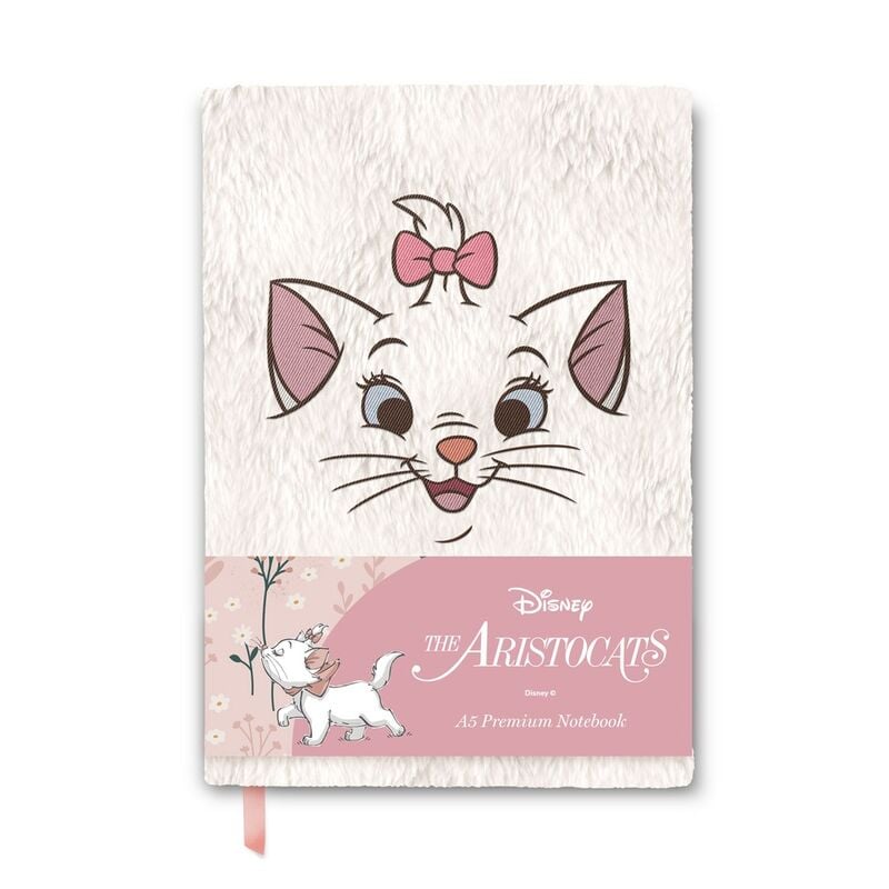 Cuaderno A5 premium felpa Marie Los Aristogatos Disney ERIK