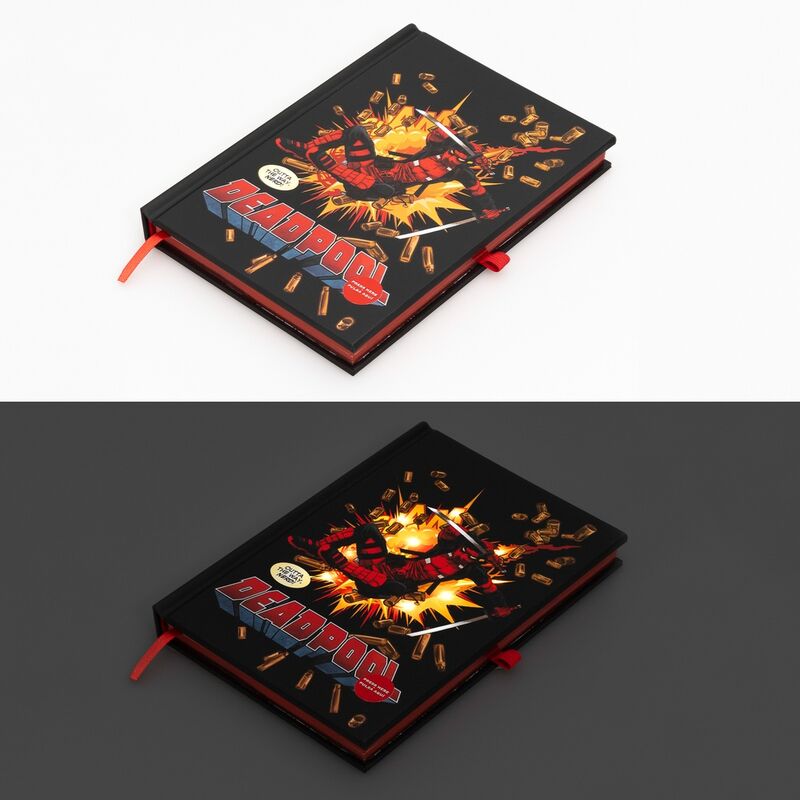 Cuaderno A5 premium led Deadpool Marvel ERIK