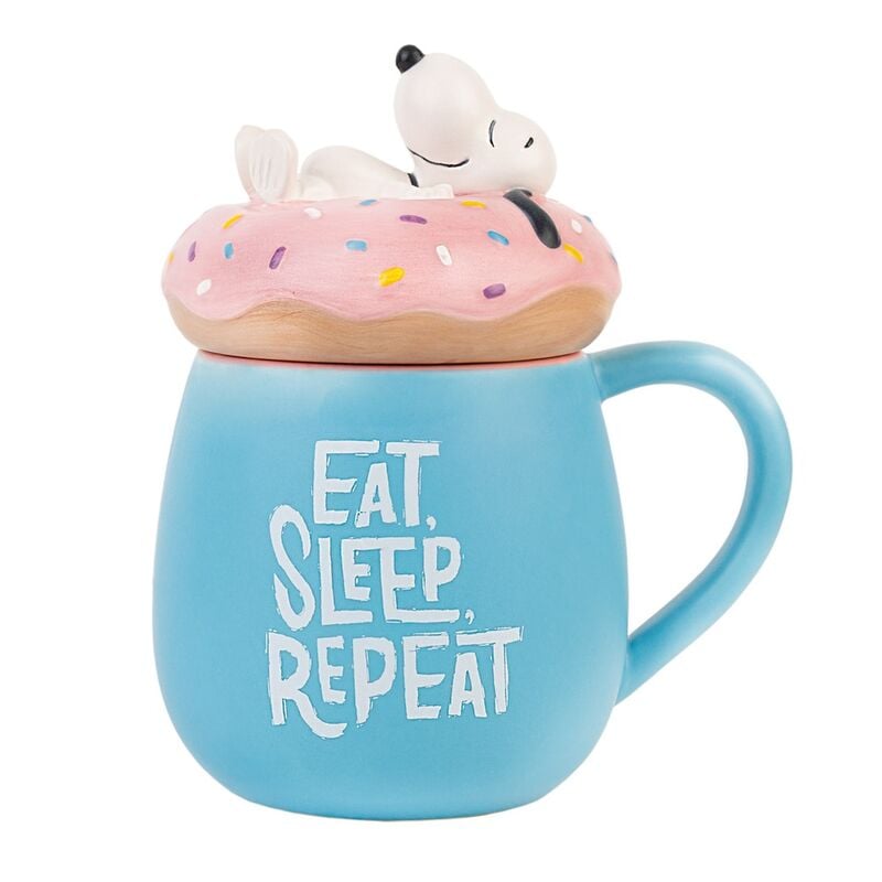 Taza 3D Eat Sleep Repeat Snoopy 500ml ERIK