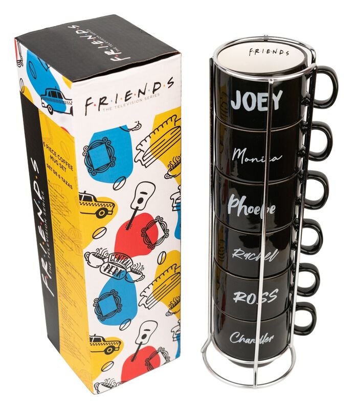 Set 6 tazas Friends 150ml ERIK