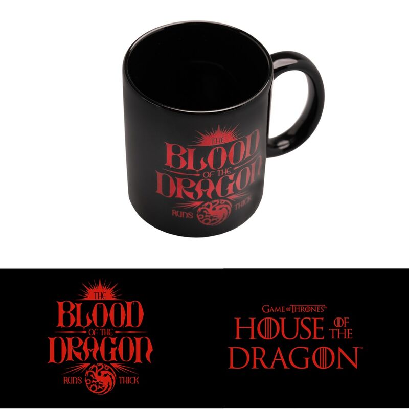 Taza La Casa del Dragon Juego de Tronos 350ml ERIK