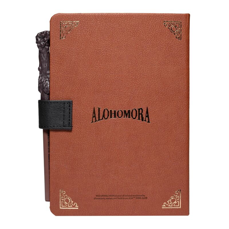 Cuaderno A5 premium + boligrafo varita Hogwarts Harry Potter ERIK