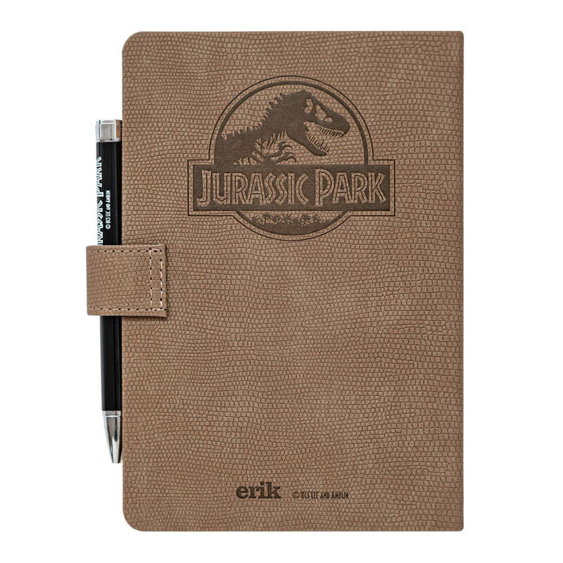 Cuaderno A5 premium + boligrafo proyector Jurassic Park ERIK