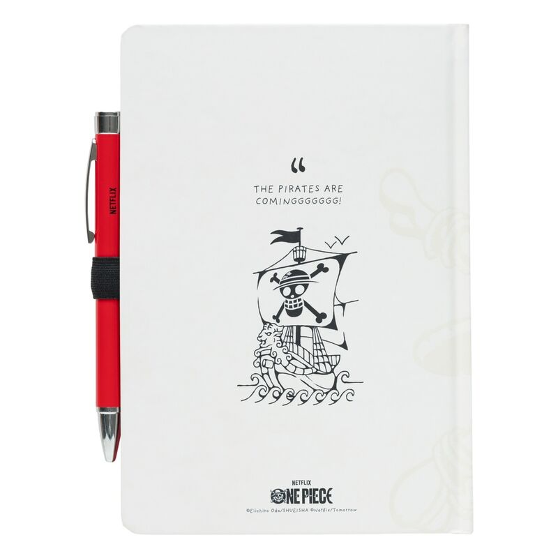 Cuaderno A5 premium + boligrafo proyector One Piece ERIK