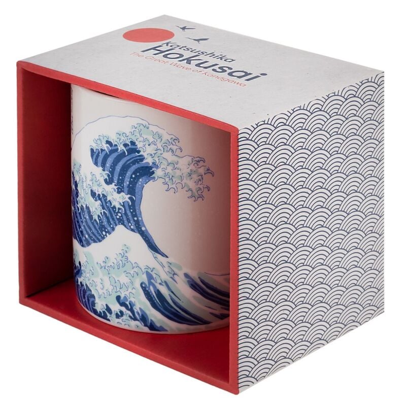 Taza La Gran Ola de Kanagawa Hokusai 350ml ERIK