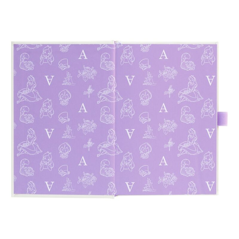 Cuaderno A5 premium + boligrafo Alicia en el Pais de las Maravillas Disney ERIK
