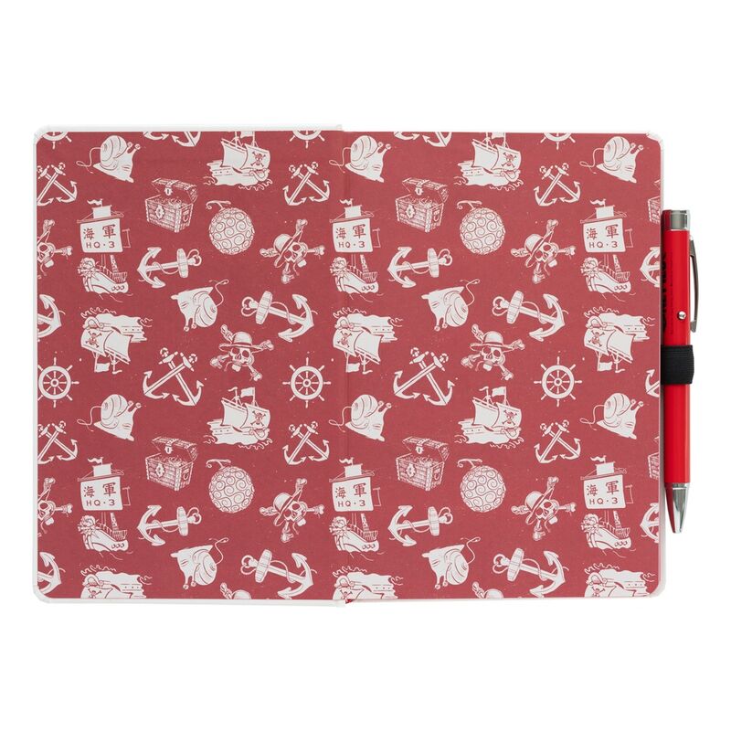 Cuaderno A5 premium + boligrafo proyector One Piece ERIK