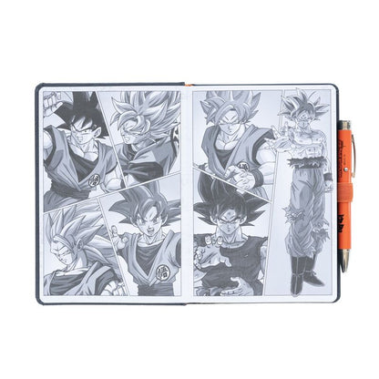 Cuaderno A5 premium + boligrafo proyector Dragon Ball Super ERIK